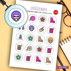 Stickers planner party Cod 1013