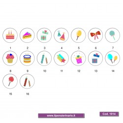 Stickers planner party Cod 1014