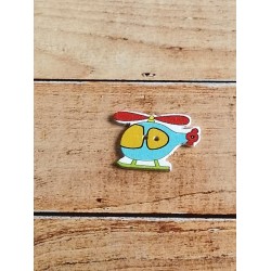 Bottoni Legno Helicopter 