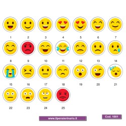 Adesivo agenda emoticons Cod 1001