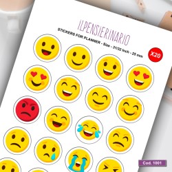Adesivo agenda emoticons Cod 1001