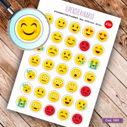 Adesivo agenda emoticons Cod 1001