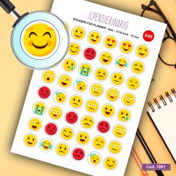 Adesivo agenda emoticons Cod 1001