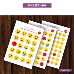 Adesivo agenda emoticons Cod 1001