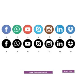 Adesivo agenda social Cod 1004