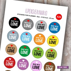 Adesivo agenda fattoconamore Cod 1005