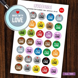 Adesivo agenda fattoconamore Cod 1005