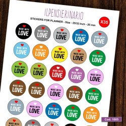 Adesivo agenda fattoconamore Cod 1005