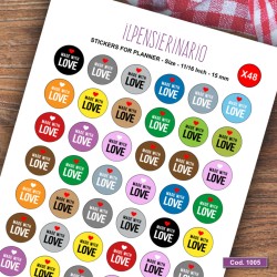 Adesivo agenda fattoconamore Cod 1005