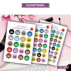 Adesivo agenda fattoconamore Cod 1005