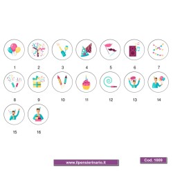 Adesivo agenda Icecream Cod 1009