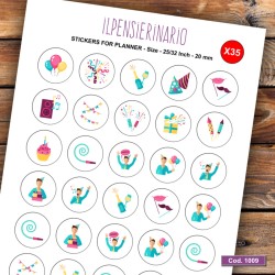 Adesivo agenda Icecream Cod 1009