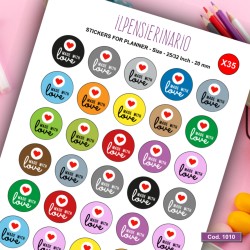 Adesivo agenda fattoconamore Cod 1010