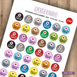 Adesivo agenda fattoconamore Cod 1010