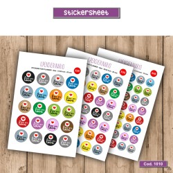 Adesivo agenda fattoconamore Cod 1010