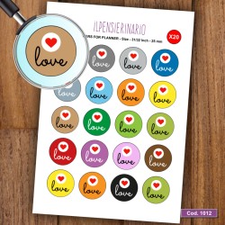 Adesivo agenda amore Cod 1012