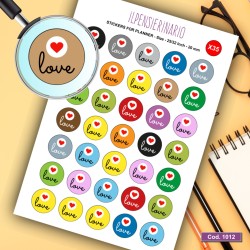 Adesivo agenda amore Cod 1012