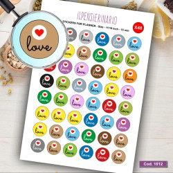 Adesivo agenda amore Cod 1012