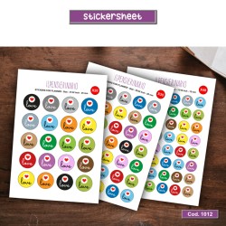 Adesivo agenda amore Cod 1012