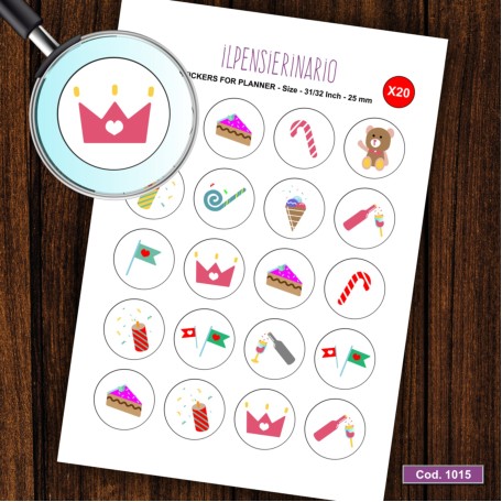 Adesivo agenda party Cod 1015