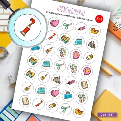 Adesivo agenda cartoleria Cod 1017