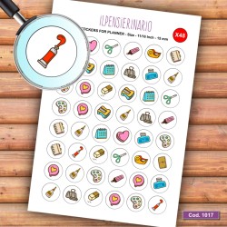 Adesivo agenda cartoleria Cod 1017