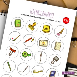 Adesivo agenda cartoleria Cod 1018
