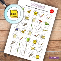 Adesivo agenda cartoleria Cod 1018