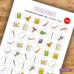 Adesivo agenda cartoleria Cod 1018