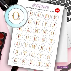 Adesivo agenda alfabetobotanico Cod 1020