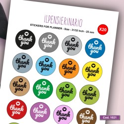 Adesivo agenda graziemono Cod 1021