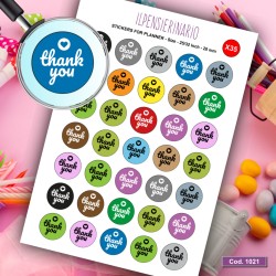 Adesivo agenda graziemono Cod 1021