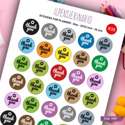 Adesivo agenda graziemono Cod 1021