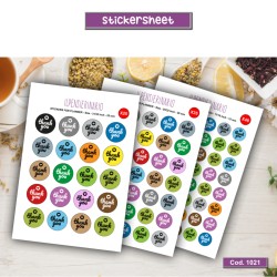 Adesivo agenda graziemono Cod 1021