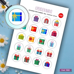 Adesivo agenda pacco Cod 1022