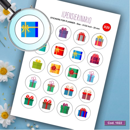 Adesivo agenda pacco Cod 1022