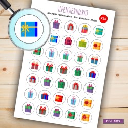 Adesivo agenda pacco Cod 1022