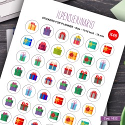 Adesivo agenda pacco Cod 1022