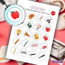 Adesivo agenda scuola Cod 1023