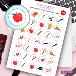 Adesivo agenda scuola Cod 1023