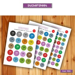 Adesivo agenda grazie Cod 1024