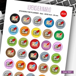 Adesivo agenda note Cod 1027