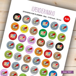 Adesivo agenda note Cod 1027