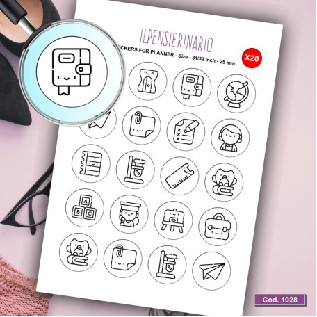 Adesivo agenda education Cod 1028