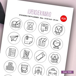 Adesivo agenda education Cod 1028