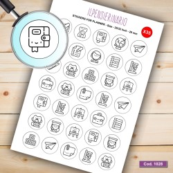Adesivo agenda education Cod 1028