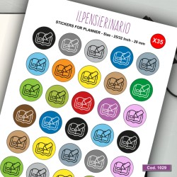 Adesivo agenda note Cod 1029