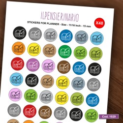 Adesivo agenda note Cod 1029