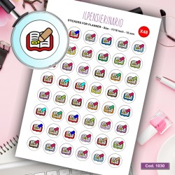 Adesivo agenda notecolorato Cod 1030