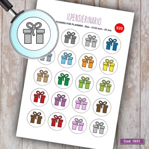 Adesivo agenda regalo Cod 1031